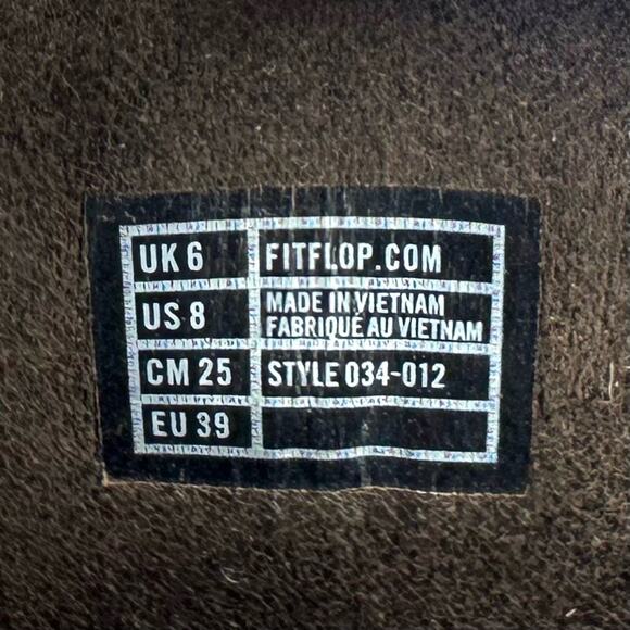 Fitflop Lulu Thong-Toe Sandal/Flip Flop Sz 8 Brown Sequin Arch Support Cushioned - Picture 7 of 13